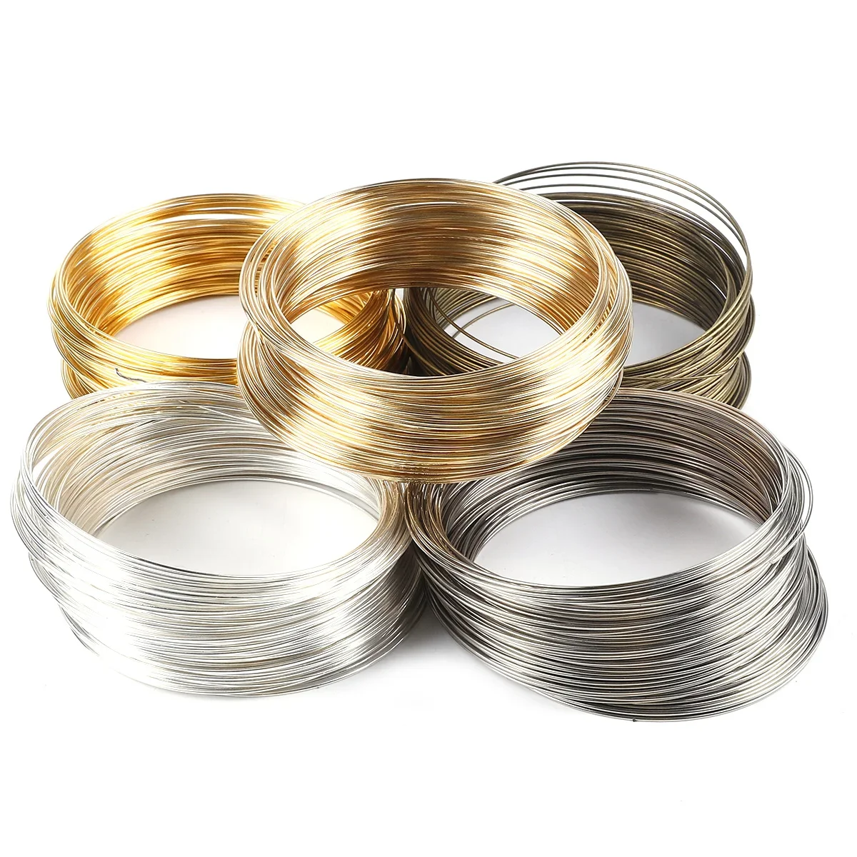 Coil Building Kit - 100 Pętli Drut Pamięciowy 0.6mm Bransoletka