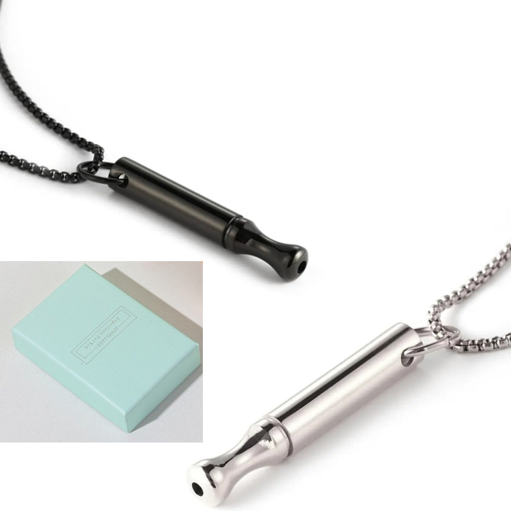 Accessories For Vaping - Naszyjnik ze stali tytanowej wspomagający oddech,