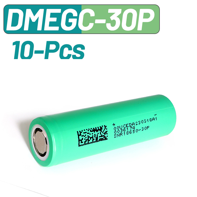 10 SZT. DMEGC 30P INR18650 300 – Vape Battery 18650 recenzja i cena