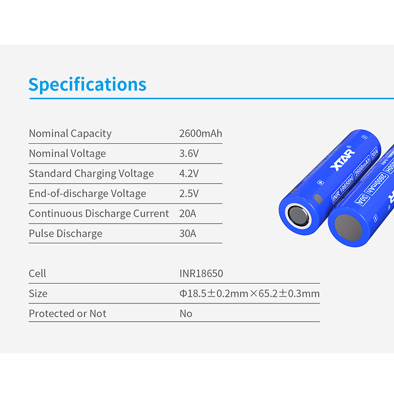 Oryginalna bateria XTAR 18650  – Vape Battery 18650 recenzja i cena
